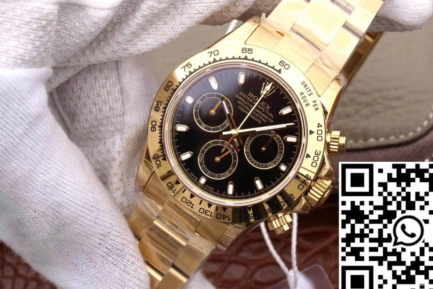 Yellow Daytona Gold Dial M116508-0004 Rolex Black JH Factory Cosmograph 0206